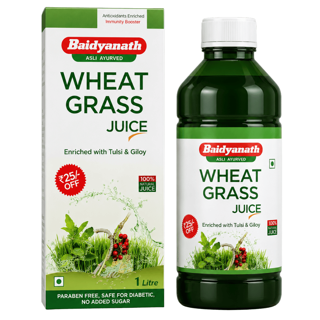 Baidyanath Wheat Grass Juice 1 ltr buy online USA - 1